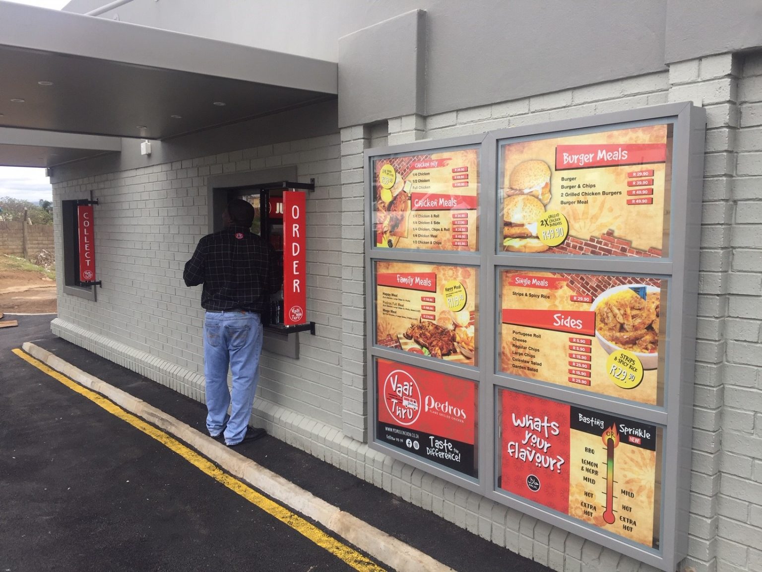 Custom branded signboard for retail business